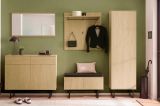 Garderobe Set 6-teilig Breda in Stone Eiche Garderobenkombination 283 x 200 cm
