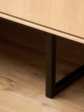 Garderobe Set 3-teilig Breda in Stone Eiche Garderobenkombination 90 x 200 cm