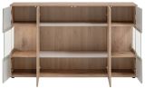 Sideboard Cathlyn in Eiche und Kaschmir, Kommode inkl. LED, 160 x 92 cm