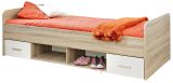 Kinderzimmer / Jugendzimmer Superior in wei� und Sonoma Eiche Komplett Set 5-teilig