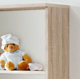 Kinder-/Jugendzimmer Superior in wei� und Sonoma Eiche Komplett Set 4-teilig