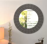 Spiegel Oriana in Bronze Wandspiegel rund � 67 cm