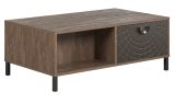 Couchtisch Oriana in Bronze und Rostoptik Beistelltisch 110 cm, Soft-Close