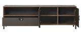 TV-Lowboard Oriana in Bronze und Rostoptik TV Unterteil 183 cm, Soft-Close