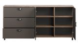 Sideboard Oriana in Bronze und Rostoptik Kommode 176 cm, Soft-Close