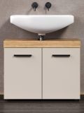 Waschbeckenunterschrank Celeste in Kaschmir und Evoke Eiche Badezimmer Unterschrank 72 cm