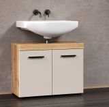 Waschbeckenunterschrank Celeste in Kaschmir und Evoke Eiche Badezimmer Unterschrank 72 cm