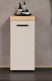 Badezimmer Kommode Celeste in Kaschmir und Evoke Eiche Badschrank 36 x 81 cm