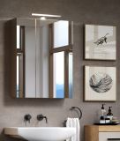 Badezimmer Spiegelschrank Celeste in Kaschmir Badschrank 2-t�rig 60 x 77 cm