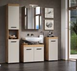 Badezimmer Spiegelschrank Celeste in Kaschmir Badschrank 2-t�rig 60 x 77 cm