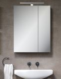 Badezimmer Spiegelschrank Celeste in Kaschmir Badschrank 2-t�rig 60 x 77 cm