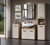 Badm�bel Set 2-teilig Celeste in Kaschmir und Evoke Eiche Badkombination 72 x 184 cm