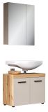 Badm�bel Set 2-teilig Celeste in Kaschmir und Evoke Eiche Badkombination 72 x 184 cm