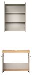 Badm�bel Set 2-teilig Celeste in Kaschmir und Evoke Eiche Badkombination 72 x 184 cm