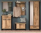 Garderobe Set 5-teilig Loom in Mango und schwarz Garderobenkombination 249 x 195 cm