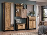 Garderobe Set 5-teilig Loom in Mango und schwarz Garderobenkombination 249 x 195 cm
