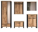 Garderobe Set 5-teilig Loom in Mango und schwarz Garderobenkombination 249 x 195 cm