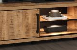TV-Lowboard Loom in Mango und schwarz TV Unterteil 166 cm
