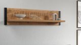 Wandboard Loom in Mango und schwarz Wandregal 110 cm