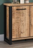 Sideboard Loom in Mango und schwarz Kommode 180 x 86 cm