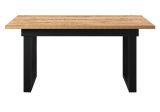 Esstisch Loom in Mango und schwarz K�chentisch 160 x 90 cm