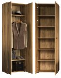 Garderobenschrank Feliz in Evoke Eiche Garderobe oder gro�er Schuhschrank 60 x 196 cm