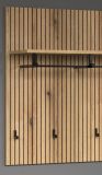 Garderobenpaneel Feliz in Evoke Eiche Wandgarderobe 80 x 84 cm
