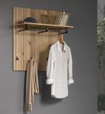Garderobenpaneel Feliz in Evoke Eiche Wandgarderobe 80 x 84 cm