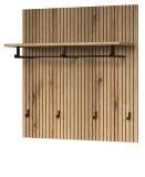 Garderobenpaneel Feliz in Evoke Eiche Wandgarderobe 80 x 84 cm
