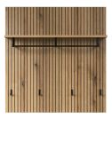 Garderobenpaneel Feliz in Evoke Eiche Wandgarderobe 80 x 84 cm