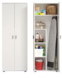 Besenschrank Purio in wei� Putzschrank 60 x 176 cm
