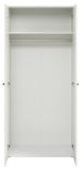 Kleiderschrank Purio in wei� Dreht�renschrank 2-t�rig 81 x 176 cm
