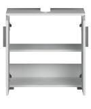 Waschbeckenunterschrank Bianco in wei� Hochglanz Badezimmer Unterschrank 37 x 192 cm