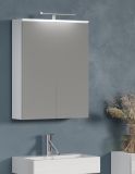 Badezimmer Spiegelschrank Bianco in wei� Badschrank 2-t�rig 60 x 78 cm