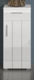 Badezimmer Kommode Bianco in wei� Hochglanz Badschrank 37 x 83 cm