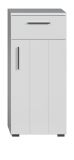 Badezimmer Kommode Bianco in wei� Hochglanz Badschrank 37 x 83 cm