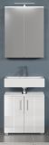 Badm�bel Set 2-teilig Bianco in wei� Hochglanz Badkombination 60 x 192 cm