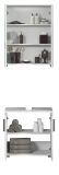 Badm�bel Set 2-teilig Bianco in wei� Hochglanz Badkombination 60 x 192 cm