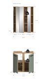 Badm�bel Set 2-teilig Bailey in Salbei und Artisan Eiche Badkombination 60 x 191 cm