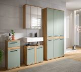 Badm�bel Set 4-teilig Bailey in Salbei und Artisan Eiche Badkombination 219 x 191 cm