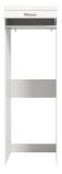Waschmaschinenschrank Shawn in wei� Hochglanz Waschturm f�r Waschmaschine und Trockner 66 x 200 cm
