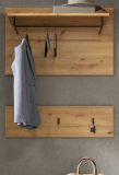 Garderobenpaneel Cooper in Artisan Eiche Set 2-teilig 80 cm