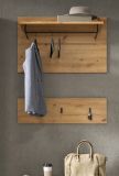 Garderobenpaneel Cooper in Artisan Eiche Set 2-teilig 80 cm