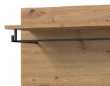 Garderobe Set 6-teilig Cooper in wei� und Artisan Eiche, Komplett-Set mit Soft-Close