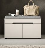 Garderobe Sitzbank Cooper in Kaschmir Garderobenbank 80 cm, Soft-Close