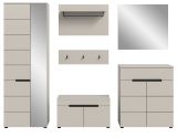 Garderobe Set 6-teilig Cooper in Kaschmir, Komplett-Set mit Soft-Close