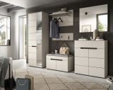 Garderobe Set 4-teilig Cooper in Kaschmir 160 cm, Soft-Close