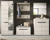 Garderobe Set 7-teilig Cooper in Kaschmir, Komplett-Set mit Sitzkissen und Soft-Close
