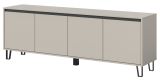 TV-Lowboard Delio in Kaschmir TV Unterschrank 184 cm, mit Soft-Close und Komforth�he