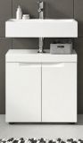 Waschbeckenunterschrank Gusto in wei� matt Badezimmer Unterschrank 60 cm